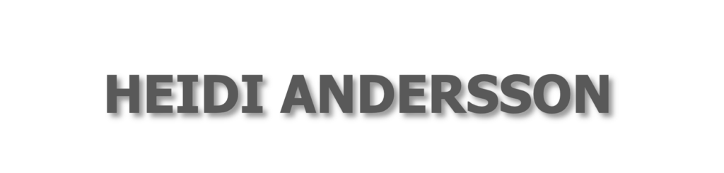Logotype of Heidi Andersson